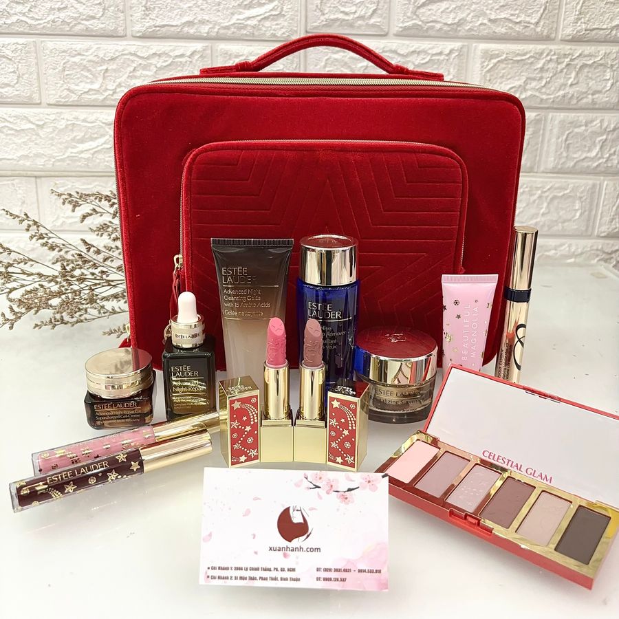 Son bóng Estee Lauder Limited Edition Lip Gloss căng mọng môi, hàng tách set