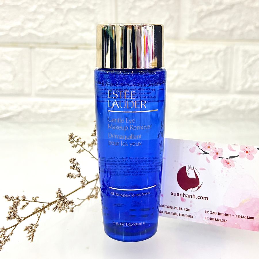 Nước tẩy trang mắt môi Estee Lauder Gentle Eye sạch sâu, dịu nhẹ - 100ml, tách set