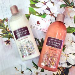 Bộ gội xả Bath & Body Thousand Wish sạch mượt, lưu hương cực lâu 473mlx2 (NEW)
