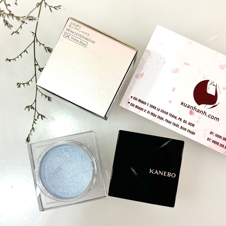 Phấn mắt Kanebo GKC Mono Eye Shadow mịn đẹp, #04 Shine Blue tone xanh pastel nhã nhặn (THANH LÝ)