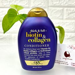 Dầu xả Biotin & Collagen Conditioner giảm gãy rụng, mềm mượt, bồng bềnh - 385ml