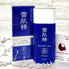 Chống nắng Kose Sekkisei UV Milk SPF50+/PA++++ dạng sữa thoáng nhẹ và sáng da, 55ml