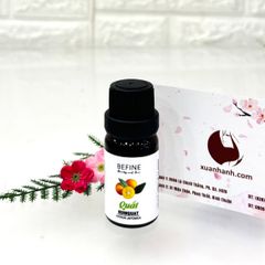 Tinh dầu thiên nhiên Befine Kumquat Essential - Quất (Tắc) thư giãn, giảm say xe, thơm dịu