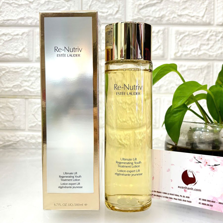 Nước thần Estee Lauder Re-Nutriv Treatment Lotion siêu cao cấp, chống lão hóa & sáng da 200ml