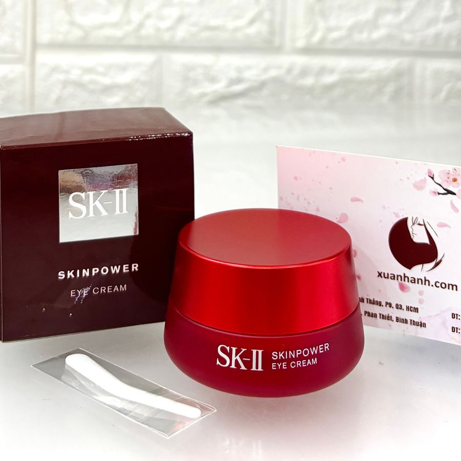 Kem dưỡng mắt SKII SkinPower Eye Cream trẻ hóa và săn chắc da vùng mắt - 15g (new)