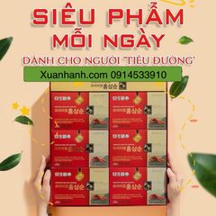 Hồng sâm không đường Daesan thiết kế riêng cho người tiểu đường. 