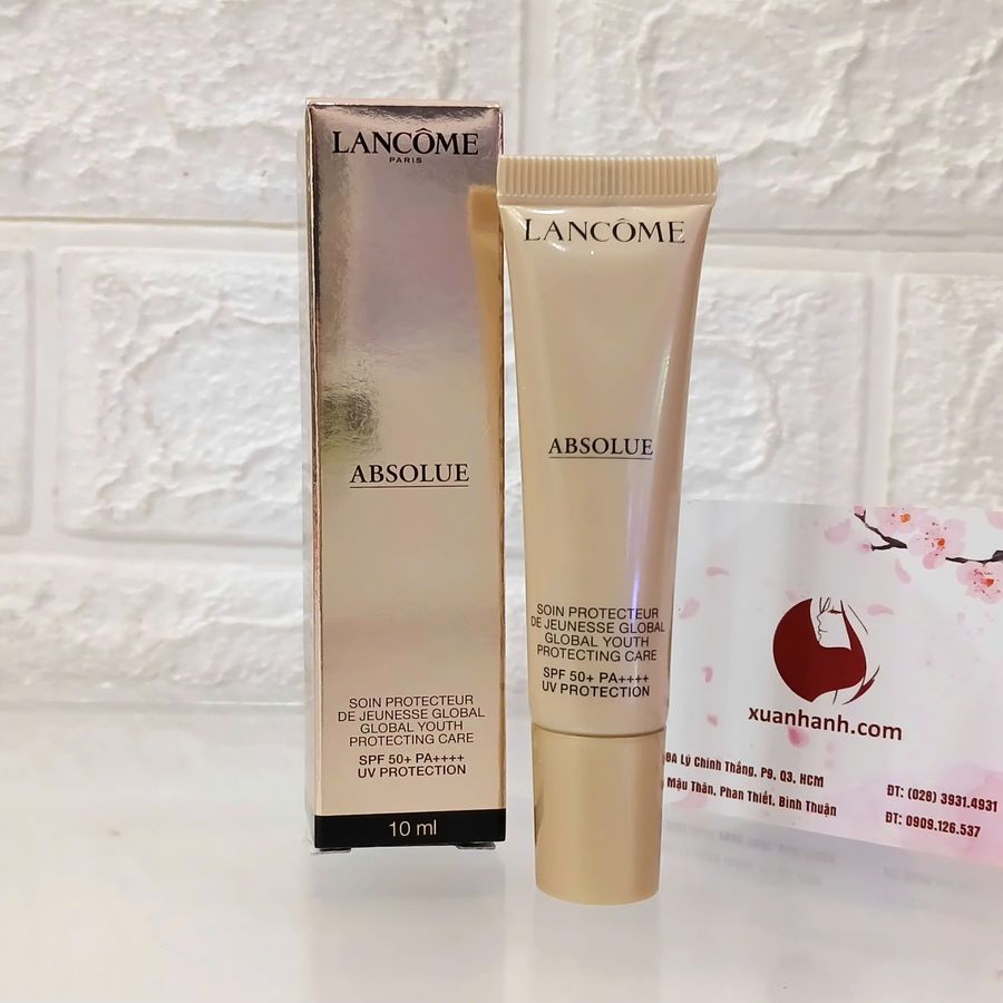 Kem chống nắng Lancome Absolue SPF50+/PA++++ chống Oxy hóa, sáng da, 10ml