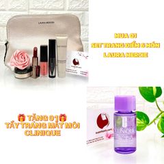 Set trang điểm Laura Mercier 6sp tiện lợi, thanh lịch và cơ bản 