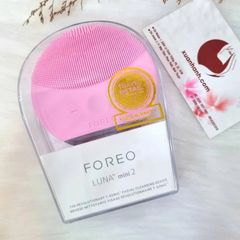 Máy rửa mặt FOREO LUNA mini 2 loại bỏ bụi bẩn, dầu thừa #Pearl Pink