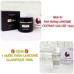 Kem dưỡng siêu cao cấp Lancome Absolue L'extrait chống lão hóa và tái tạo da - 15ml #TẶNG 1 NƯỚC THẦN LANCOME