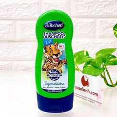 Tắm gội Bubchen Shampoo & Duschgel không cay mắt, sạch dịu nhẹ cho bé - 230ml (Xanh)