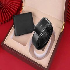 Bộ thắt lưng và ví da nam Pierre Cardin lịch lãm, sang trọng #Da trơn