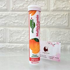 Viên sủi Multivitamin bổ sung Vitamin và khoáng chất thiết yếu từ Đức, #Xoài - 20 viên
