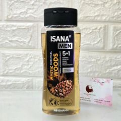 Tắm gội nam Isana Men 5in1 #Woods nam tính, lôi cuốn - Hàng nội địa Đức, 300ml.