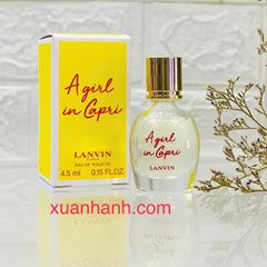 Nước hoa Lanvin A Girl In Capri ngọt ngào, trẻ trung - EDT , 4.5ml