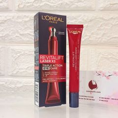 Kem dưỡng mắt L'oreal Revitalift Laser X3 - trị nhăn và nâng cơ chuyên dụng, 15ml (new)