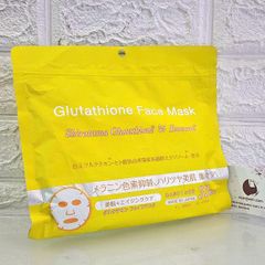 Mặt nạ Glutathione Face Mask chống Oxy hóa, da sáng đều màu da, 33pcs