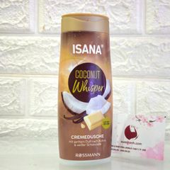 Sữa tắm Isana sạch mịn da với hương ngọt ngào say đắm, #Coconut Whisper, 300ml