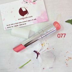 Son dưỡng Dior Addict Lip Glow mềm mịn, căng mọng - 077 hồng kẹo ngọt ánh nhũ (Tester)