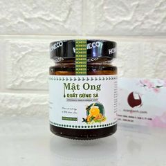 Mật ong Tam Đảo Honeco Quất Gừng Sả tăng cường đề kháng, giảm ho hiệu quả - 250g