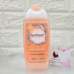 Dung dịch vệ sinh phụ nữ Femfresh Daily Wash cao cấp kháng khuẩn và khử mùi, 250ml