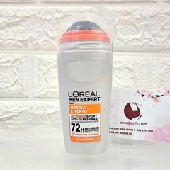 Lăn khử mùi nam L’oreal Men Expert Hydra Energy mát lạnh (màu trắng)