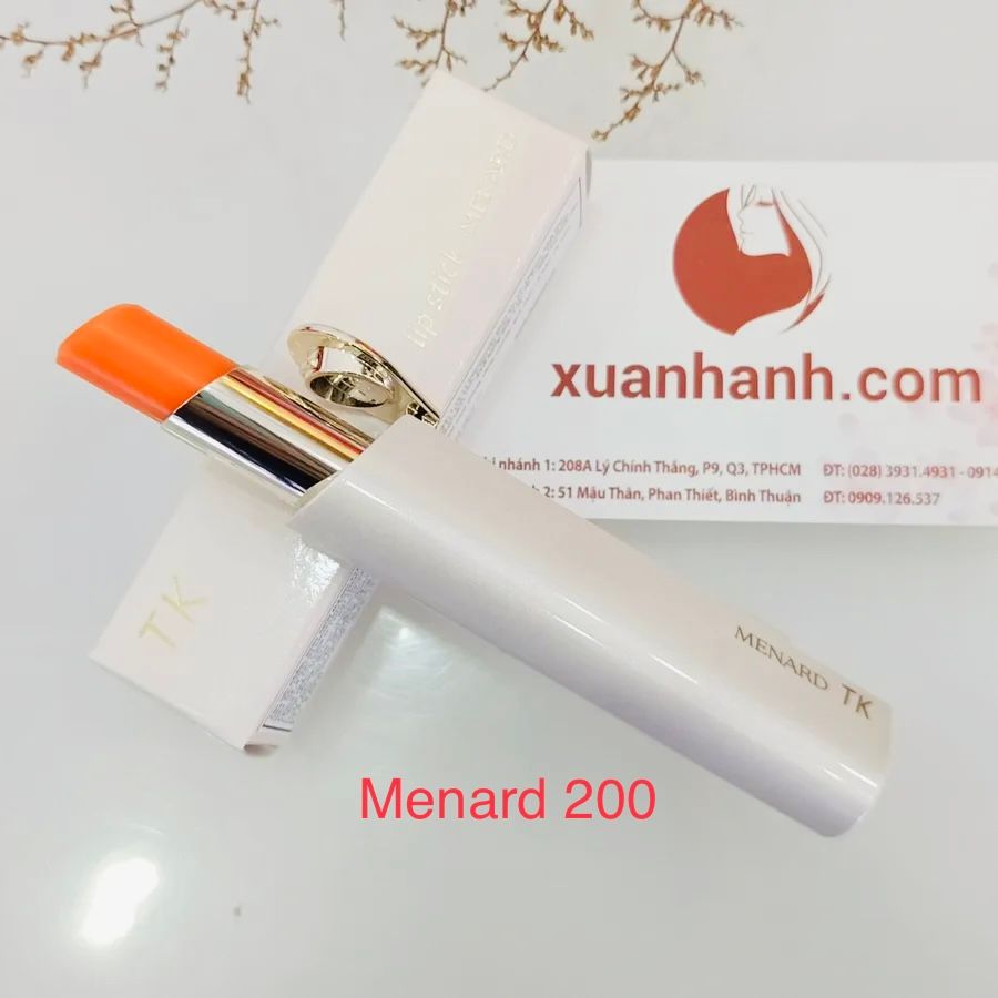 Son dưỡng môi Menard TK Lip Stick chất son gió dưỡng ẩm, #200 cam tự nhiên (New)