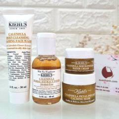 Combo dưỡng da Kiehl's Calendula hoa cúc, kiểm soát dầu nhờn và dịu nhẹ cho da (New)