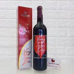 Rượu vang đỏ Tam Đảo Honeco từ dịch nho, trái cây, mật ong thơm ngon, 750ml
