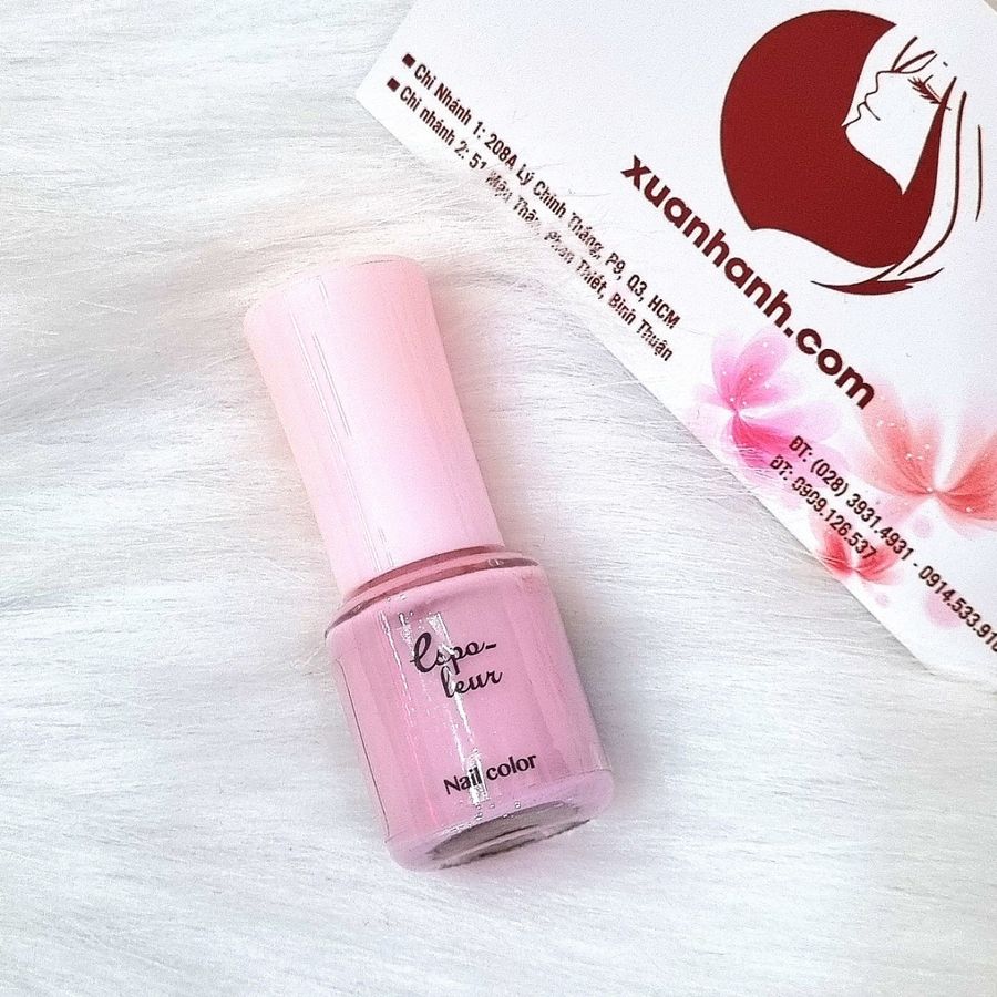 Sơn móng Daiso Nhật Nail Color #58 hồng phấn thanh lịch, dịu dàng