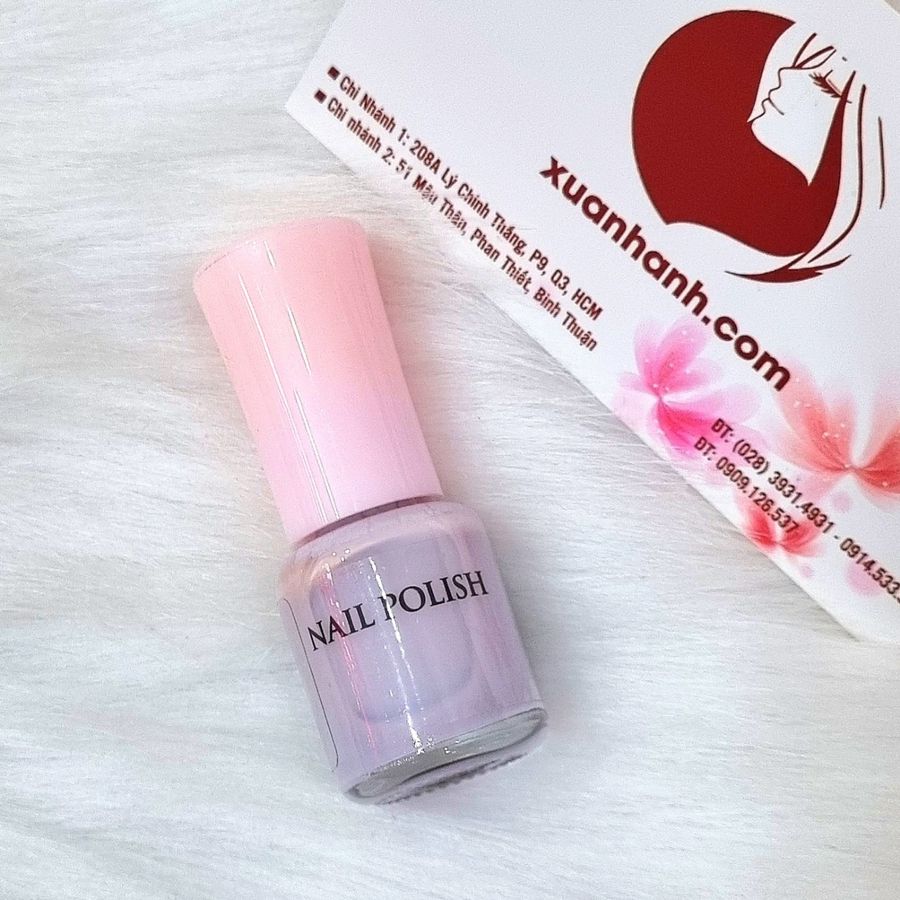 Sơn móng Daiso Nhật Nail Polish #59 tím sữa thanh lịch, dịu dàng