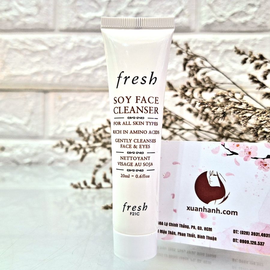 Sữa rửa mặt Fresh Soy Face sạch dịu nhẹ, thoáng mát, mịn màng - 20ml