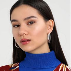 Hoa tai Sno Of Sweden cao cấp kiểu dáng tròn trơn đơn giản, cá tính (new)