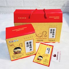 Nước đông trùng hạ thảo, hồng sâm Daesan cải thiện giấc ngủ, tăng sinh lực, 20 gói x 70ml