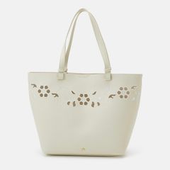 Túi Anna Field form công sở, màu sắc sang trọng cùng hoa văng thêu tinh tế, #2733 - Beige