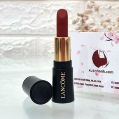 Son Lancome 196 L'absolu Rouge Drama Matte lì mịn, Orange Sanguine đỏ cam đất