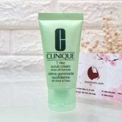Tẩy tế bào chết Clinique 7 Day Scrub Cream sạch mịn da, trị và ngừa mụn cám - 30ml