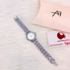 Đồng hồ nữ Anna Field mặt tròn, dây kim loại sang trọng, #Sliver - 7089 
