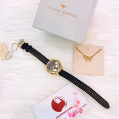 Đồng hồ nữ Olivia-Burton mặt tròn sang, thời thượng, đẳng cấp