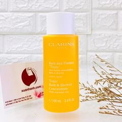 Sữa tắm cao cấp Clarins Tonic Bath & Shower Concentrate từ tinh dầu cô đặc, 100ml