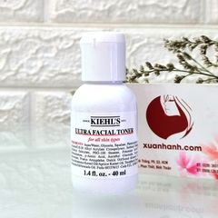 Toner Kiehl's Ultra Facial  cân bằng độ PH, sạch sâu và tươi trẻ làn da - 40ml