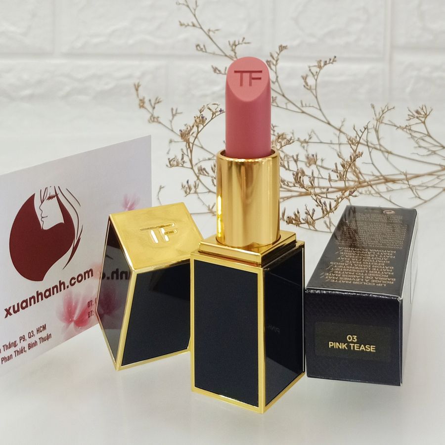 Son Tom Ford Lip Color Matte dòng son lì thượng hạng hồng nude #03 Pink Tease