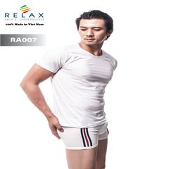 Áo thun lót Nam Relax - RA007  cotton 100%, kiểu dáng Tay ngắn, Size M - MUA 1 TẶNG 1