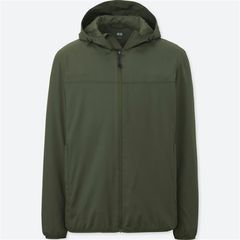 Áo gió nam Uniqlo chống nắng, cản mưa, gió, bụi siêu thoáng, #Olive size S 