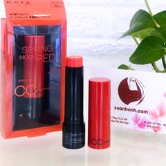 Son dưỡng có màu Kanebo Kate CC Personal Lip Cream SPF11/PA+, #RD-1 hồng coral