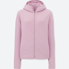 Áo chống nắng Uniqlo Airism thun lạnh thoáng mát, co giãn tốt, #10 Pink size M 