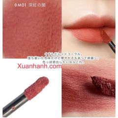 Son kem lì Kate Lip Monster Souffle Matte lì mịn, lâu trôi, #M01 - Đỏ cam đất (New)